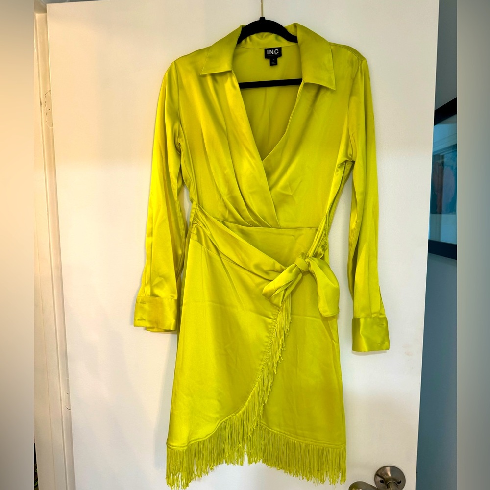 NEW: INC Bright Green Dress